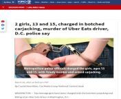 This is the picture WaPo used for their story about 2 black teen girls carjacking and killing an Uber Eats driver in DC from teen girls saare sexy