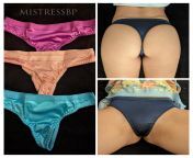 [selling] For anybody that enjoys satin panties I just received four new pairs of satin thongs! from of satin robendi garam