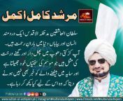 Perfect Spiritual Guide Sultan-ul-Ashiqeen Hazrat Sakhi Sultan Mohammad Najib-ur-Rehman from sultan sauran