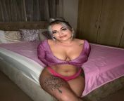 Blonde Chubby Busty Babe from chubby busty threesome