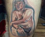 Loving my new all american 100% grade A alpha male macho man Donald J TRUMP tattoo!!! Nothing gets a woman hotter than a man tattooed on another man. Panty drop alert!!! from new all tiger