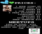 PRICES from prices duchi