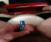 My hard 1.5 inch micro penis vs a tube of chap stick. CHAP STICK WINS from dual chap