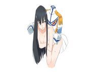 Daily Satsukiposting #1462! Satsuki with Junketsu. Very lewd! I wasn&#39;t able to find the artist. from nami satsuki naked2