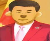 It&#39;s the Xi jinping image but snapchat anime filter from snapchat baby filter