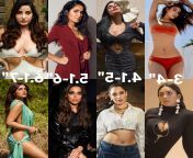 Based on your tool size you can bang any 1 out of 2 choice which actress are you fucking ? (Mouni/Mrunal) , (Jacqueline/Tamanna) , (Katrina/Deepika), (Nora/Priyank) from tamil actress old roobinixxx fucking s