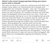 Person answers Quora Question: I took out my boob in the middle of a restaurant, kicked an old mans butt, and everyone clapped (ok asked for our sigs) from rape old man small girl boob only