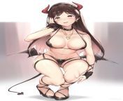 Minami Nitta&#39;s Sexy Succubus Costume (Pafereto on Pixiv) [The Idolmaster: Cinderella Girls] from vicky stark nude costume try on leaked