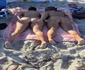 Whats better than a nude beach? 2 beautiful ladies plugged at the nude beach ? from nude beach hardapple