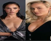 Would you rather (1) Passionate blowjob with Gal Gadot and cum on brie Larson face OR (2) Face fuck Brie Larson and cum on Gal Gadot face? from brie larson strips naked on camera