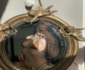 mirror selfie cleavage lol from selfie cleavage