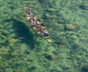 The crystal clear waters of the Dawki River in Meghalaya-India from nude in river india