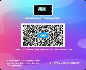 Ladies for group play scan the qr code and enjoy the pleasure of what the cream palace has to give from xax girli ladies forest group sex r