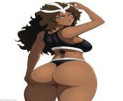 Franceska Mila Rose Shows off Her Booty (by mistowing) [Bleach] from mila kunis shows off her hairy vagina 1