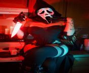 Ghostface-chan cosplay from Scream by Felicia Vox from 155chan hebe chan 8