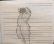 My first nude drawing ( reference found on google) from nude bady reference hd