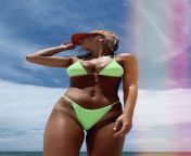 Green bikini from apoorva mukhjai bikini video