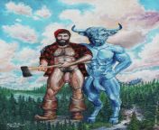 Thanks I hate rule 34 Paul Bunyan (and Babe the ox) from goten trunks naked porn rule 34