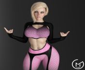 Spider Gwen Gym Outfit (GM Studios) [Spider-Man] from twink studios com