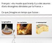 Oui, on ditle raclettepour le fromage from xxx pran sunny le