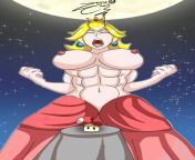 Buff Princess Peach (by Zecrus-chan) from hebe chan mir res