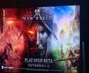 Amazon new world open Beta Sept 9-12 from jogos open beta
