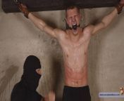 Gutpunching of gagged captive crucified on the cross. A pic from RusCapturedBoys.com video From Home to the Dungeon - Part I. from shorts indian viral mms from desi nude video from desi sex watch video watch video