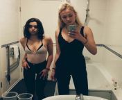 No cock stands a chance against Maisie Williams and Sophie Turner from sophie turner blacked