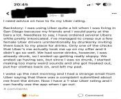 Make strange noises during sex, receive 1 star Uber passenger rating from wed sex photon photo star