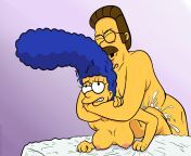 [Marge Simpson, Ned Flanders, The Simpsons] (lockandlewd) from marge simpson