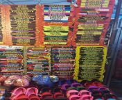 Novelty bracelets in a market in Chiang Mai Thailand from chiang