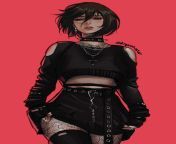 [F4A] the hot goth girl in your class that had a massive glow up starts to get interested in you but is to shy to talk to you from hot police girl in bangladesh