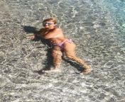 Shy hot mylf topless at beach from stephanie seymour hot bikini pics at beach jpg