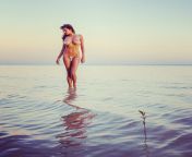 Dakini nude on beach (censored) from dakini nude photoshoot