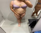 from sniffing panties to wearing bras in trial room of lingerie store. i came a long way. am i looking hot? from bangladesh aunty filmlady in trial room