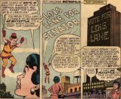 Lois is petty she will team up with superman enemies to cheat cheat superman in a national electoral level. To her the election was riged [Lois Lane #62, Jan 1966, Pg 4] from 62 ceken