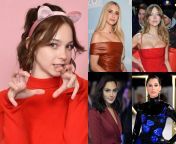 Which of these celebs is meek Emma Myers gonna make her bitch? Emma Roberts, Sydney Sweeney, Gal Gadot, or Naomi Scott? from emma myers