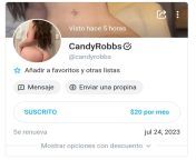 OF CandyRobbs por 3USD completo from candyrobbs