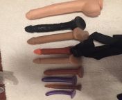 My full chest of toys. The biggest one is the John Holmes cock. I have not touched that one in awhile but I&#39;m working my way back to him. I will definitely share that picture when it happens. What do you think? (48F) from john holmes vs candy samples