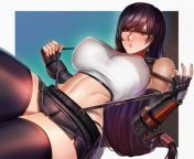 Tifa&#39;s lewd body drives me insane. I&#39;d love to fuck this hot sex demon so much. from tow sex angela so