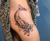 Sperm whale vs giant squid by Pavel Sanchez at Santeria in Galpagos, Ecuador from pavel alena