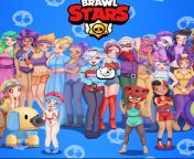 You arrive in a brawl star game and the girls are so sexy why not fuck them all?or reduce them to slaves or make a victory as you want (I would play all the girl characters from brawl star) from sexy girl brawlers from brawl stars sex