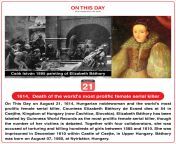 1614, Death of the world&#39;s most prolific female serial killer : Elizabeth Bthory from hollywood cruel death serial killer movie