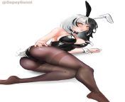 Shiori in a bunny outfit by DopeyBunni from shiori tsukada uncensored