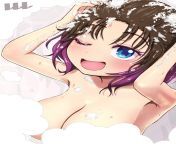 Elma enjoying a nice warm bath ??(T?T)?? from aasha t