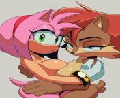 Amy Rose &amp; Sally Acorn [thehumancopier] from 1887513 laura petrie mary tyler moore rose marie sally rogers the dick van dyke show fakes von