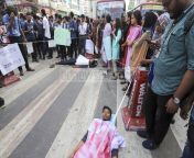 Daylong protest in Dhaka college students death brings unsafe roads to the fore again.This person protested for road safety in the previous time.Nowhe died because of reckless driving of a bus driver. https://m.bdnews24.com/en/detail/bangladesh/1604124 from dhaka college couple