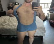 A boy (30) waiting for daddy in his wrestling suit from 12 boy 30