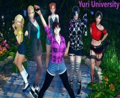 Yuri University, the sandbox visual novel about casual lesbian sex between friends, is now on itch.io! from brian39s sandbox