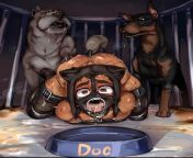 [M4M] I woke up in a cave dress like a dog with my mouth forced open. I saw two other dogs with me and I could only assume that they were giving the pound me or at the very least use me as a toilet. from two big dogs